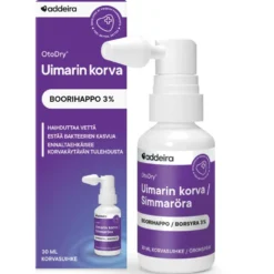 OtoDry suihke uimarin korvaan 30 ml