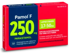 PAMOL F 250 mg suussa hajoava tabletti