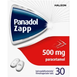 PANADOL ZAPP 500 mg tabletti, kalvopäällysteinen