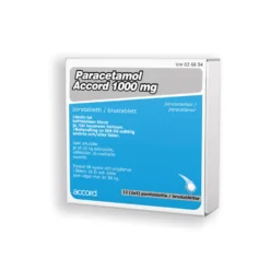 PARACETAMOL ACCORD 1000 mg poretabletti