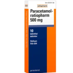 PARACETAMOL-RATIOPHARM 500 mg tabletti