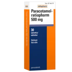 PARACETAMOL-RATIOPHARM 500 mg tabletti