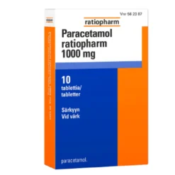 PARACETAMOL RATIOPHARM 1000 mg tabletti 10 fol