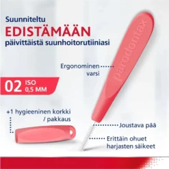 PARODONTAX Interdental Brush 0,5 mm hammasväliharja 6 kpl
