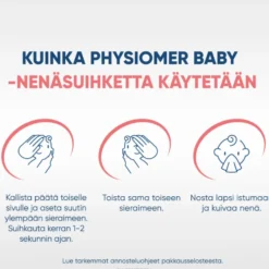 PHYSIOMER Baby Mist nenähuuhde lapsille 115 ml