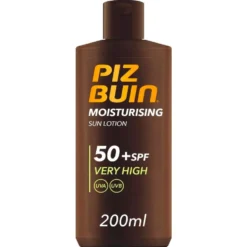 PIZ BUIN Moisturising Sun lotion SPF50+ aurinkosuojavoide 200 ml