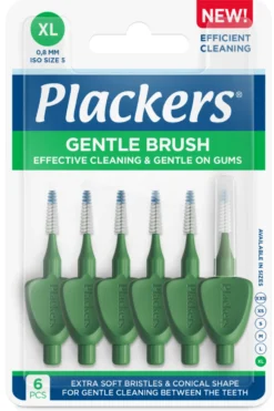 PLACKERS Gentle Brush XL 0.8 mm hammasväliharja
