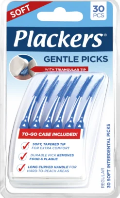 PLACKERS Gentle Picks pehmeät hammastikut