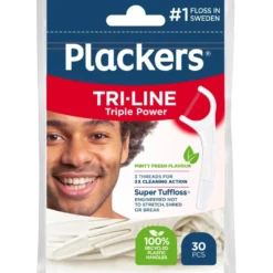 PLACKERS Tri-Line hammaslanka hammasvälien puhdistukseen