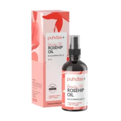 PUHDAS+ Beauty oil moisturising rosehip oil, ruusunmarjaöljy
