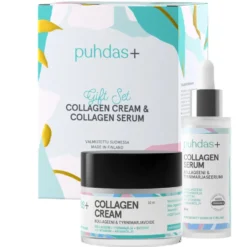 Puhdas+ Collagen Cream & Serum lahjapakkaus