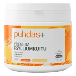PUHDAS+ Premium psyllium kuitu 180 g