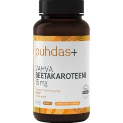 Puhdas+ Vahva Beetakaroteeni 15 mg 60 kaps