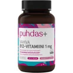 PUHDAS+ Vahva B12 vitamiini 1 mg kapseli 60 kpl