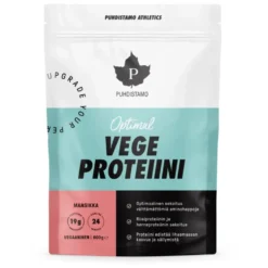 PUHDISTAMO Athletics Optimal Vege proteiini Mansikka 600 g
