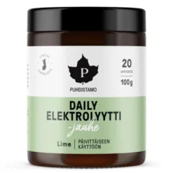 PUHDISTAMO Daily Elektrolyyttijauhe Lime 100 g