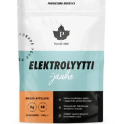 PUHDISTAMO Elektrolyyttijauhe Mango-appelsiini 240 g