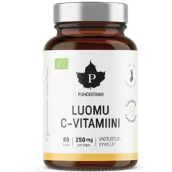 Puhdistamo Luomu C-vitamiini 60 kaps