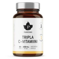 PUHDISTAMO Tripla C-Vitamiini 400 mg kapseli 60 kpl