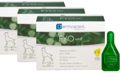 PYOSPOT Dog spot-on puhdistava paikallisvaleluliuos 0-10 kg koirille