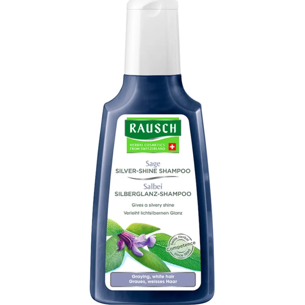 RAUSCH Salvia Shampoo harmaille ja luonnonvaaleille hiuksille 200 ml