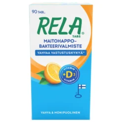 RELA Tabs Appelsiini + D3 tabletti 90 kpl