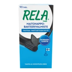 RELA Tabs Salmiakki-lakritsi tabletti 90 kpl