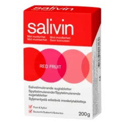 SALIVIN Red Fruit sokeriton imeskelytabletti 200 g
