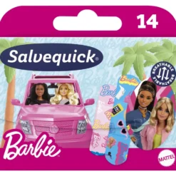 Salvequick Barbie lastenlaastari 14 kpl