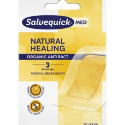 Salvequick MED Natural Healing hunajalaastari 3 kpl