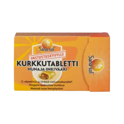 SANA-SOL Hunaja-inkivääri kurkkutabletti