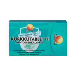 SANA-SOL Mentoli-eukalytus kurkkutabletti sokeriton imeskelytabletti