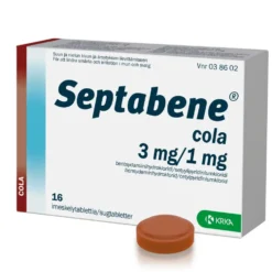 SEPTABENE Cola imeskelytabletti 3/1 mg 16 fol