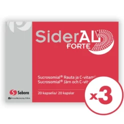 SIDERAL Forte 30 mg 3x20 kapselia rautalisä