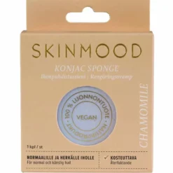 SkinMood Konjac Kamomilla kasvosieni normaalille ja herkälle iholle
