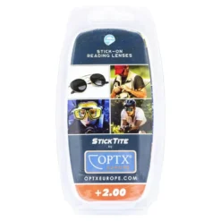 STICKTITE Stick-on lukulasi +2,00 dpt linssit 1 pari