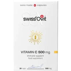 SwissOvit C-vitamiini 500 mg vegaaninen 30 kaps