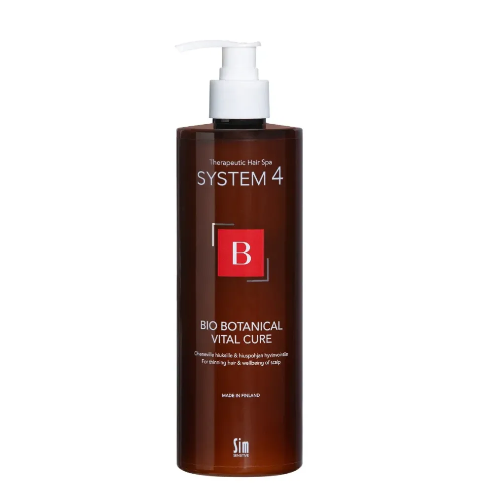 SYSTEM 4 Bio Botanical B Vital Cure hoitoaine oheneville hiuksille 500 ml