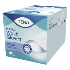 TENA ProSkin Wash Gloves pesukinnas vuoriton 200 kpl
