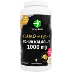 Terveyskaista KultaOmega-3 Vahva Kalaöljy 1000 mg 120 kaps