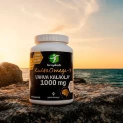Terveyskaista KultaOmega-3 Vahva Kalaöljy 1000 mg 60 kaps