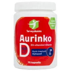 TERVEYSKAISTAN Aurinko D 100 mikrog öljykapseli 75 kpl