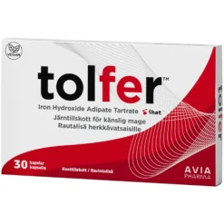 Tolfer rautavalmiste (IHAT) 30 mg 30 kaps
