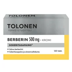 TOLONEN Berberin + Kromi tabletti 120 kpl