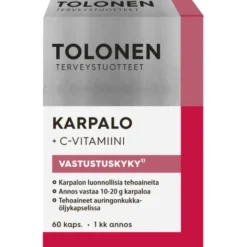 TOLONEN Karpalo + C-vitamiini kapseli 60 kpl