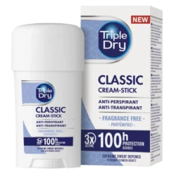 Triple Dry 100h Classic antiperspirant cream stick hajusteeton 50 ml