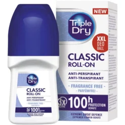 Triple Dry 100 h Classic Antiperspirant Roll-on tuoksuton 50 ml