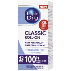 Triple Dry 100 h Classic Antiperspirant Roll-on tuoksuton 50 ml