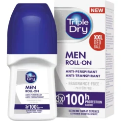 Triple Dry 100h Men antiperspirant roll-on tuoksuton 50 ml