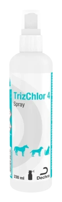 TRIZCHLOR 4 Suihkehoitoaine eläimille
